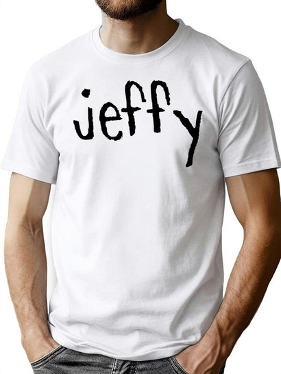 Jeffy Premium Heavyweight Cotton T-Shirt - Black