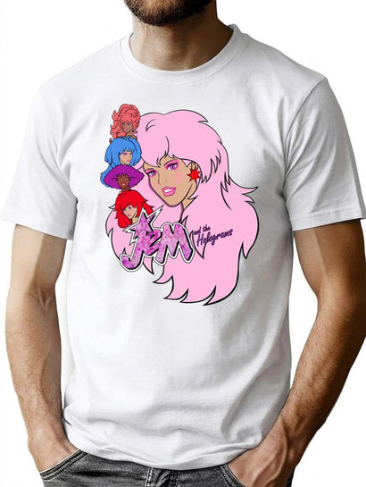 Jem and The Holograms Classic Premium Heavyweight Cotton T-Shirt - Black