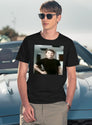 Jerma Slay Funny Blurry Image Black T-Shirt - Navy