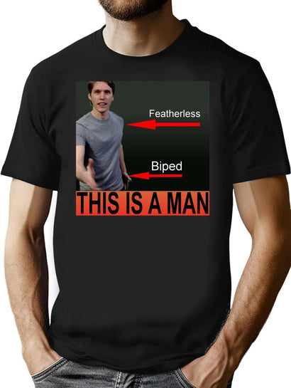 Jerma985 is A Man T-Shirt for Men & Women, T-Shirts Graphic Tee - Black