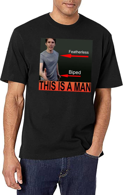 Jerma985 is A Man Black T-Shirt - Black