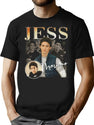 Jess Mariano Signature 90'S Vintage Retro Bootleg Rap Style Bootleg Graphic T-Shirt - Black