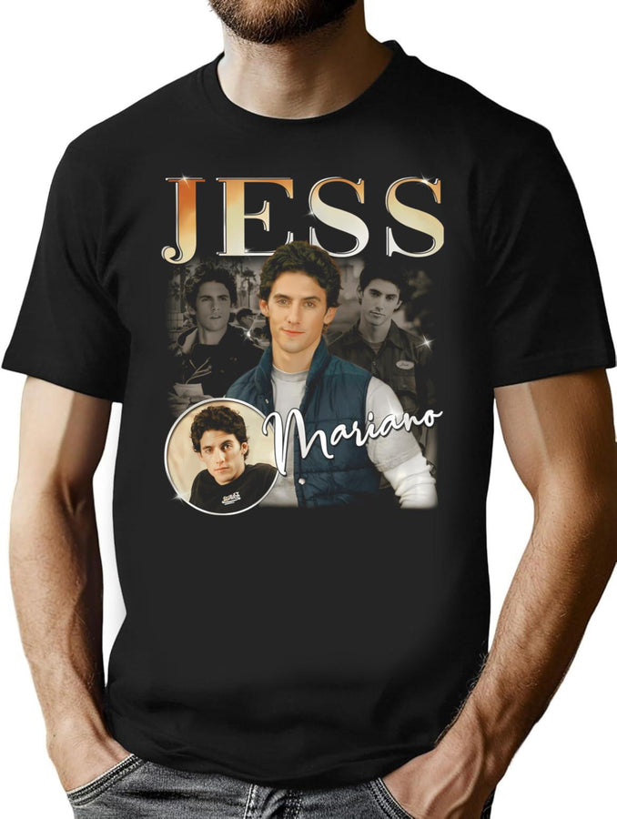 Jess Mariano Signature 90'S Vintage Retro Bootleg Rap Style Bootleg Graphic T-Shirt - Black