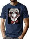Jigsaw Remastered T-Shirt for Men & Women, T-Shirts Graphic Tee - Navy