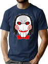 Jigsaw Saw T-Shirt T-Shirt for Men & Women, T-Shirts Graphic Tee - Navy