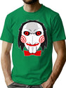 Jigsaw Saw T-Shirt T-Shirt for Men & Women, T-Shirts Graphic Tee - Green