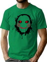 Jigsaw Spatter T-Shirt for Men & Women, T-Shirts Graphic Tee - Green