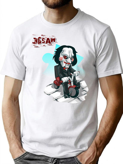 Jigsaw (1) T-Shirt for Men & Women, T-Shirts Graphic Tee - Black