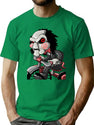 Jigsaw T-Shirt for Men & Women, T-Shirts Graphic Tee - Green