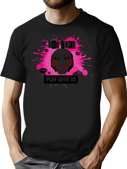 Jigsaw'S Grinning Game The Puppet Master'S Playground T-Shirt for Men & Women, T-Shirts Graphic Tee - Black