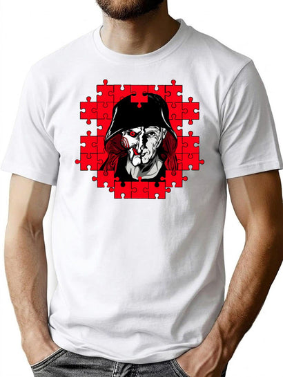 Jigsawbilly Puzzle T-Shirt for Men & Women, T-Shirts Graphic Tee - Black