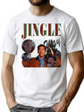 Jingle All The Way Bootleg Christmas Holiday Bootleg Graphic T-Shirt - White