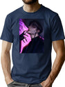 Jinu K-Pop Demon Hunters T-Shirt for Men & Women, T-Shirts Graphic Tee - Navy
