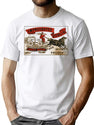 Jnkpings Westra Tndsticksfabrik T-Shirt for Men & Women, T-Shirts Graphic Tee - White