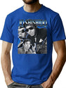 Jo Shishido 90'S Bootleg Style Bootleg Graphic T-Shirt - Blue