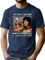 Joachim Murat 90S Bootleg Style Bootleg Graphic T-Shirt - Navy