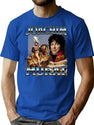 Joachim Murat 90S Bootleg Style Bootleg Graphic T-Shirt - Blue