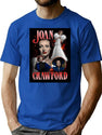 Joan Crawford Bootleg Bootleg Graphic T-Shirt - Blue