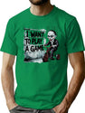 Joker On A Bike - I Want To Play A Game T-Shirt for Men & Women, T-Shirts Graphic Tee - Green