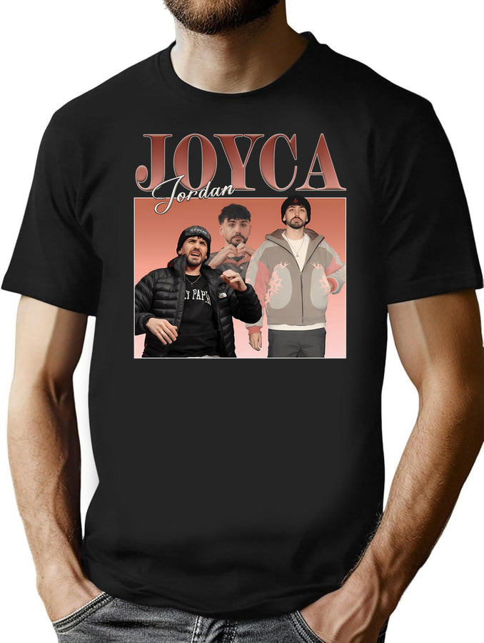 Joyca - Bootleg Vintage 90S Bootleg Graphic T-Shirt - Black