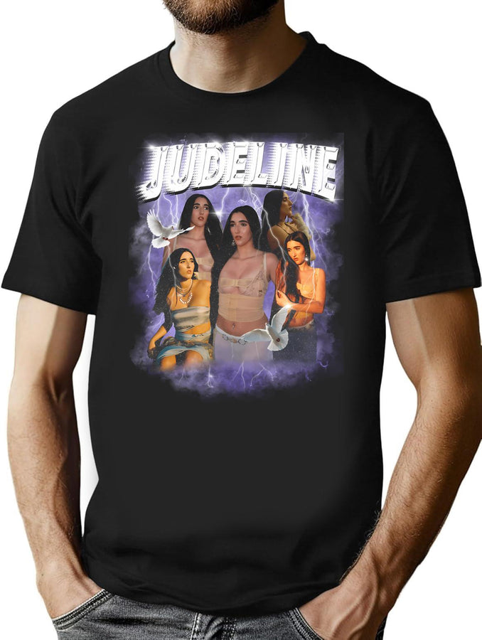 Judeline Bootleg Graphic T-Shirt - Black