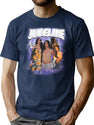 Judeline Bootleg Graphic T-Shirt - Navy