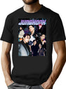 Jungkook Bootleg Bootleg Graphic T-Shirt - Black