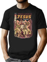 Jurassic Jesus Premium Heavyweight Cotton T-Shirt - Black
