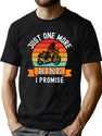 Just One More Bike I Promise (Funny Biker Gift) T-Shirt for Men & Women, T-Shirts Graphic Tee - Green