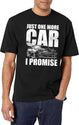 Just One More Car I Promise Funny Car Lover Gift Vintage T-Shirt for Men & Women, T-Shirts Graphic Tee - White