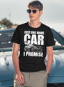 Just One More Car I Promise Funny Car Lover Gift Vintage T-Shirt for Men & Women, T-Shirts Graphic Tee - Navy