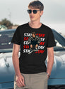 Just S.T.A.Y Here Kid Findyourthing Essential T-Shirt for Men & Women, T-Shirts Graphic Tee - Navy