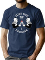 Just The Tip I Promise Art The Clown Terrifiers 2 Killer Clown Illustration T-Shirt for Men & Women, T-Shirts Graphic Tee - Navy