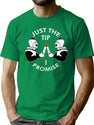 Just The Tip I Promise Art The Clown Terrifiers 2 Killer Clown Illustration T-Shirt for Men & Women, T-Shirts Graphic Tee - Green