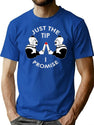 Just The Tip I Promise Art The Clown Terrifiers 2 Killer Clown Illustration T-Shirt for Men & Women, T-Shirts Graphic Tee - Blue