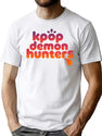 K-Pop Demon Hunter Idol Neon Fantasy Poster T-Shirt for Men & Women, T-Shirts Graphic Tee - White
