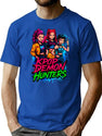 K-Pop Demon Hunters Art - 2 T-Shirt for Men & Women, T-Shirts Graphic Tee - Blue