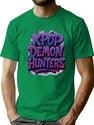 K-Pop Demon Hunters Art - 4 T-Shirt for Men & Women, T-Shirts Graphic Tee - Green