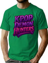 K-Pop Demon Hunters Art - 7 T-Shirt for Men & Women, T-Shirts Graphic Tee - Green