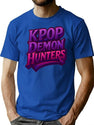 K-Pop Demon Hunters Art - 7 T-Shirt for Men & Women, T-Shirts Graphic Tee - Blue