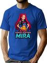 K-Pop Demon Hunters Art Mira- 6 T-Shirt for Men & Women, T-Shirts Graphic Tee - Blue