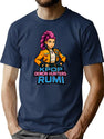 K-Pop Demon Hunters Art Rumi- 9 T-Shirt for Men & Women, T-Shirts Graphic Tee - Navy