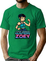 K-Pop Demon Hunters Art Zoey- 7 T-Shirt for Men & Women, T-Shirts Graphic Tee - Green