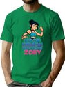 K-Pop Demon Hunters Art Zoey- 8 T-Shirt for Men & Women, T-Shirts Graphic Tee - Green