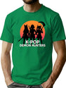 K-Pop Demon Hunters Shadows Of The Stage Blades Of The Night The Huntress Trio T-Shirt for Men & Women, T-Shirts Graphic Tee - Green