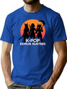 K-Pop Demon Hunters Shadows Of The Stage Blades Of The Night The Huntress Trio T-Shirt for Men & Women, T-Shirts Graphic Tee - Blue