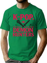 K-Pop Demon Hunters (6) T-Shirt for Men & Women, T-Shirts Graphic Tee - Green