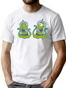 Kang and Kodos T-Shirt for Men & Women, T-Shirts Graphic Tee - White