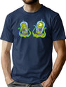 Kang and Kodos T-Shirt for Men & Women, T-Shirts Graphic Tee - Navy