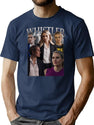 Kate Whistler Vintage Bootleg Shirt Bootleg Graphic T-Shirt - Navy